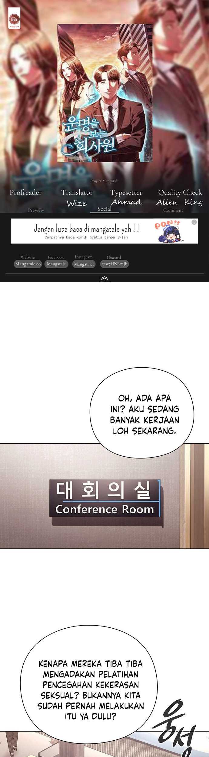 Komik Office Worker Who Sees Fate Chapter 38 gambar 1
