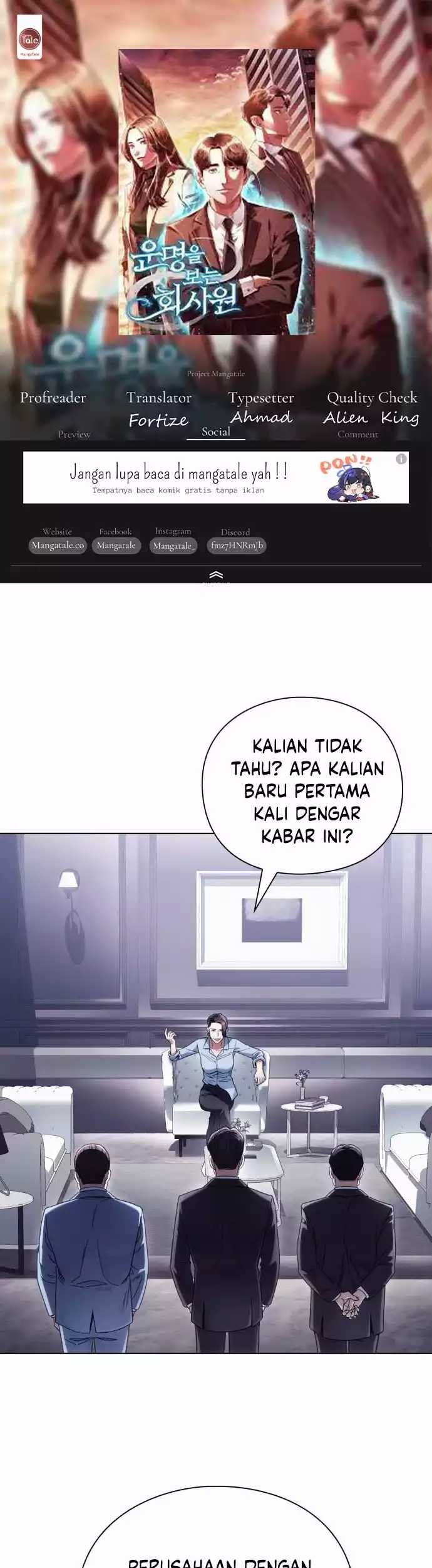 Komik Office Worker Who Sees Fate Chapter 35 gambar 1