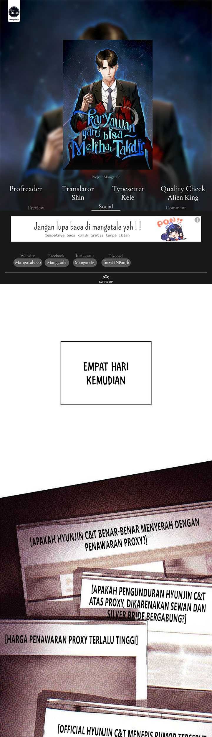 Komik Office Worker Who Sees Fate Chapter 74 gambar 1