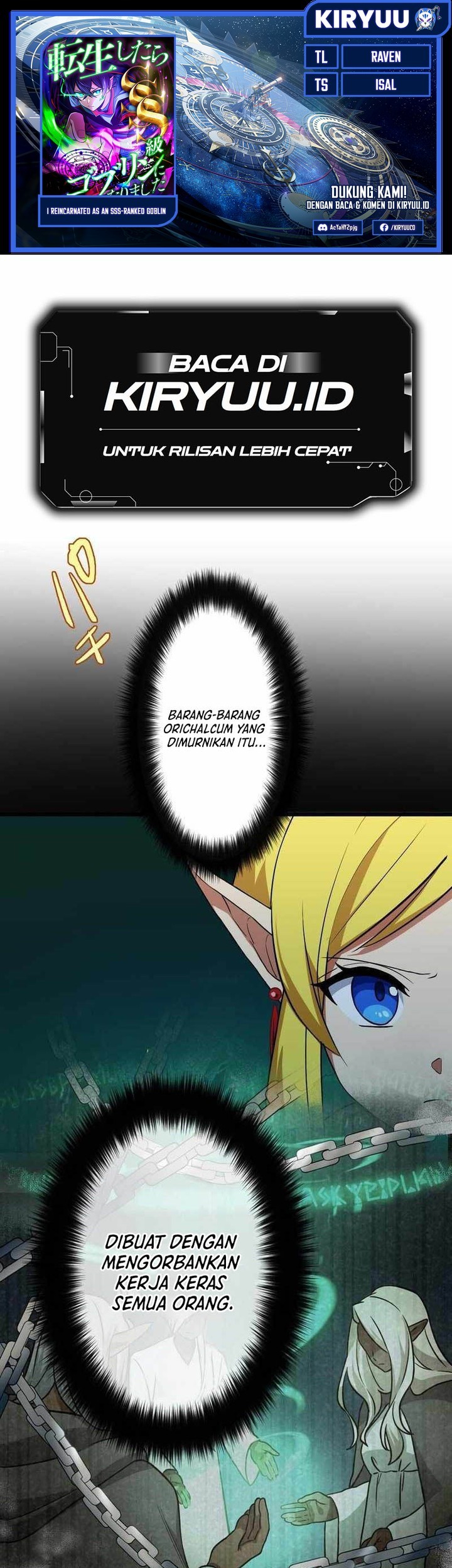 Komik I Reincarnated as an SSS-Ranked Goblin Chapter 38 gambar 1