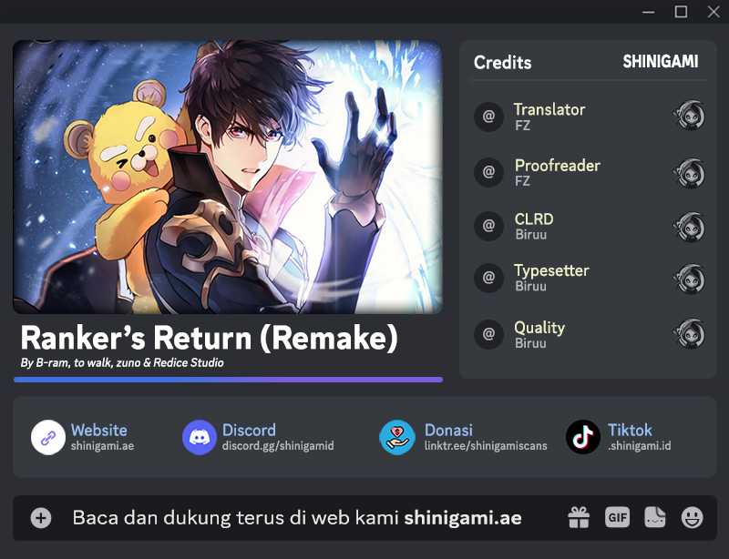 Komik Ranker’s Return (Remake) Chapter 160 gambar 1