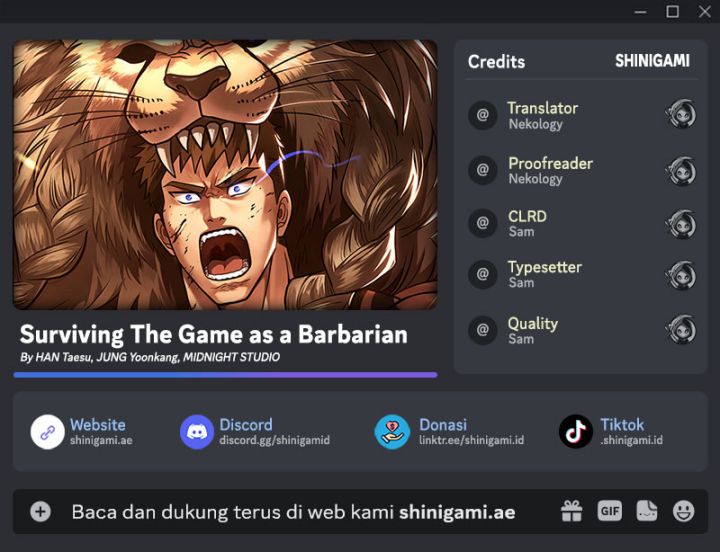 Komik Survive as a Barbarian in the Game Chapter 57 gambar 1