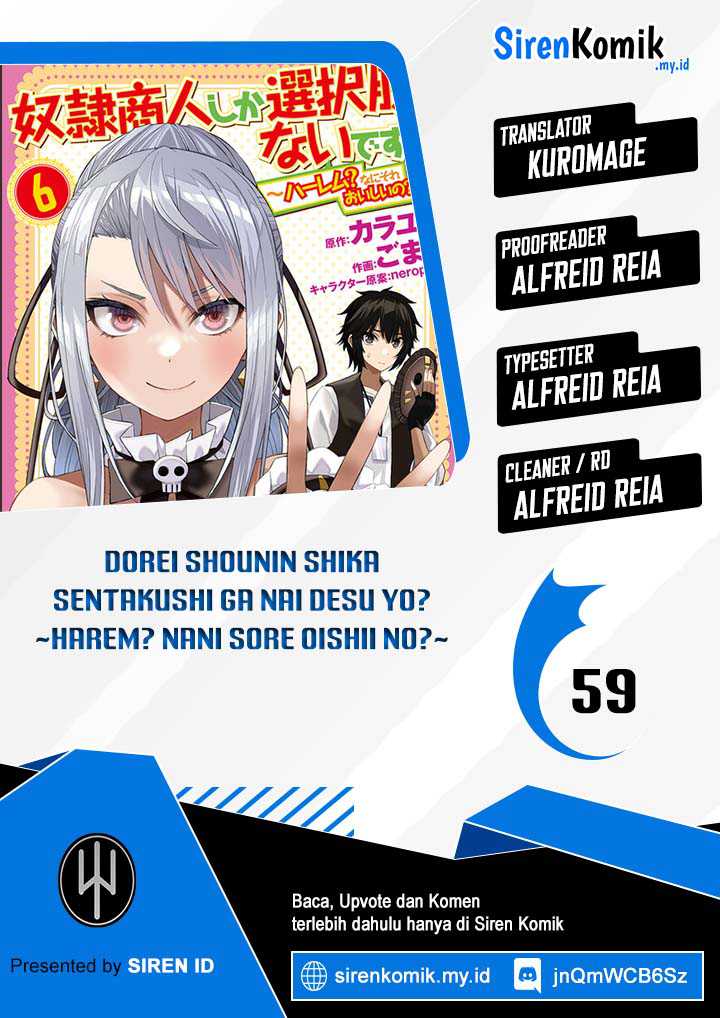 Komik Dorei Shounin shika Sentakushi ga nai desu yo? ~Harem? Nani sore oishii no?~ Chapter 59 gambar 1