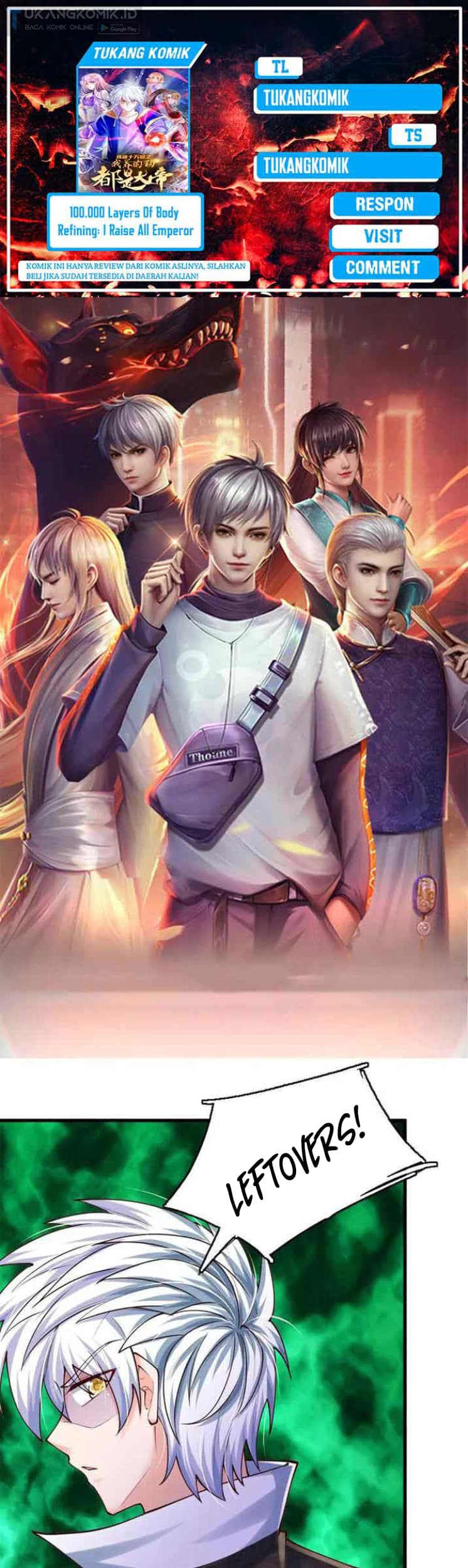 Komik 100.000 Layers Of Body Refining: I Raise All Emperor Chapter 248 gambar 1