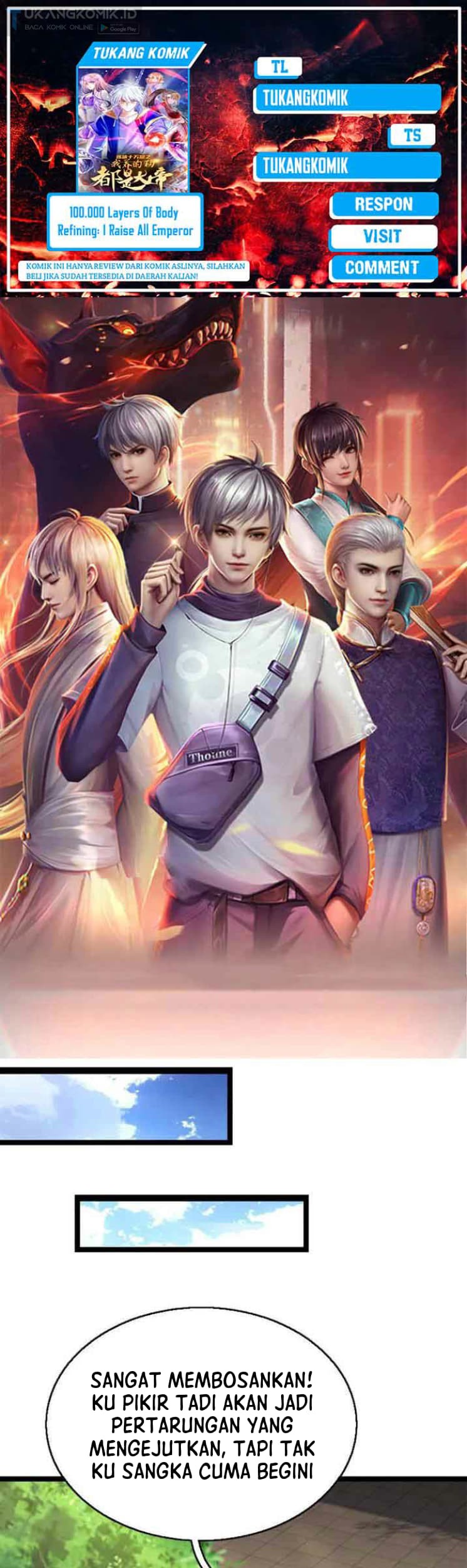 Komik 100.000 Layers Of Body Refining: I Raise All Emperor Chapter 251 gambar 1
