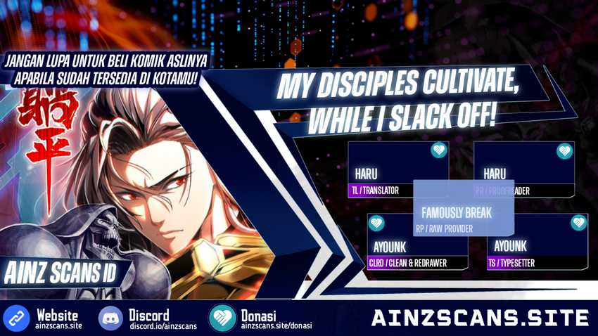 Komik My Disciples Cultivate, While I Slack Off! Chapter 03 gambar 1