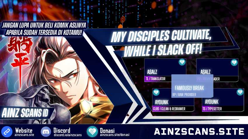 Komik My Disciples Cultivate, While I Slack Off! Chapter 02 gambar 1