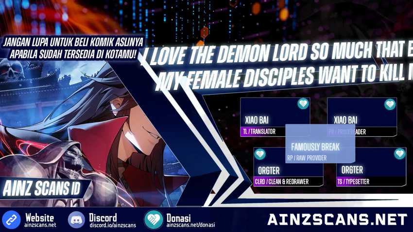 Komik I Love the Demon Lord So Much That Even My Female Disciples Want to Kill Me Chapter 16 gambar 1