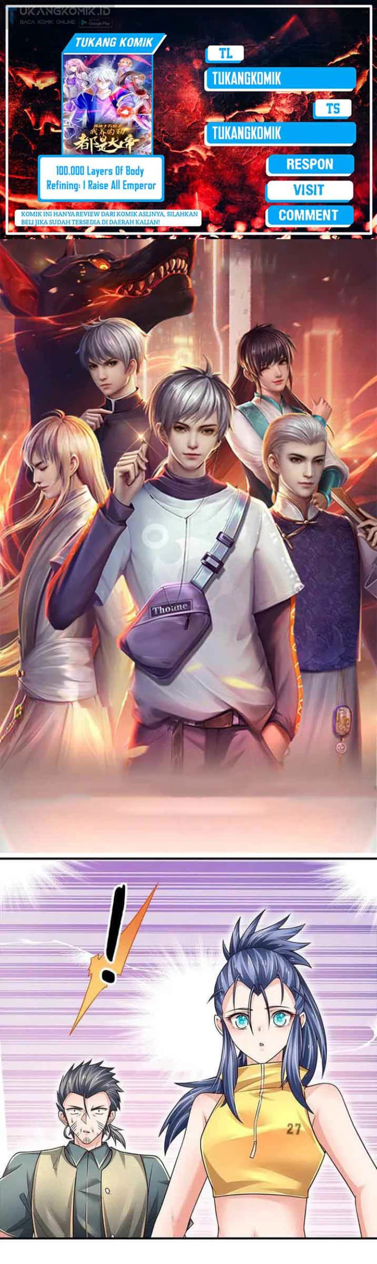 Komik 100.000 Layers Of Body Refining: I Raise All Emperor Chapter 256 gambar 1
