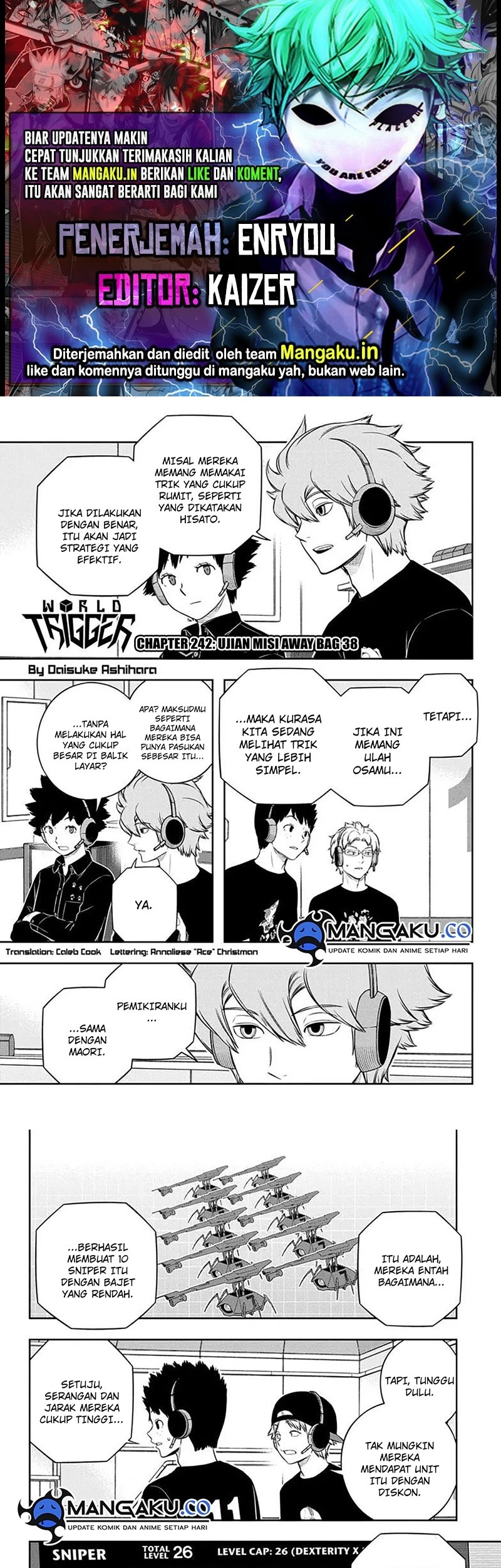 Komik World Trigger Chapter 242 gambar 1
