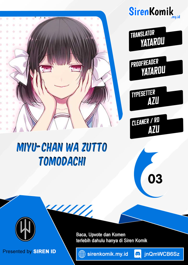 Komik Miyu-chan wa Zutto Tomodachi Chapter 03 gambar 1