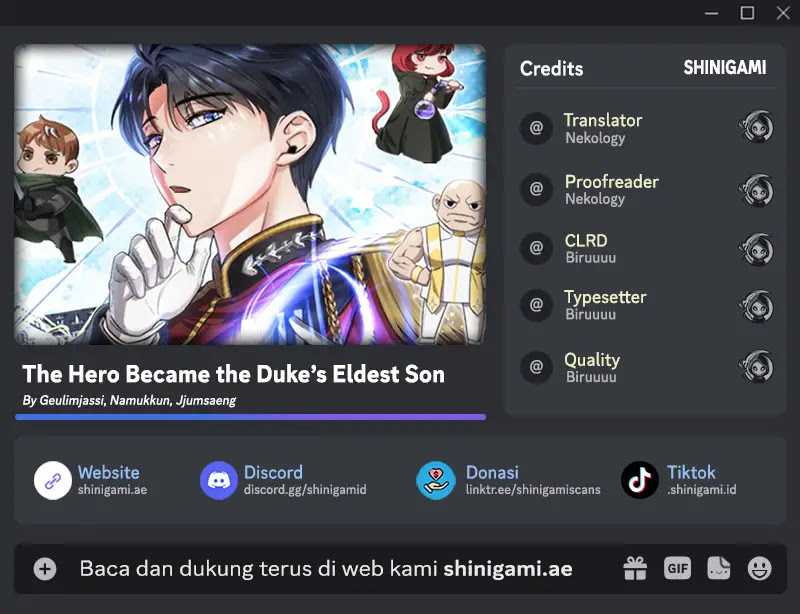 Komik The Hero Became The Duke’s Eldest Son Chapter 19 gambar 1