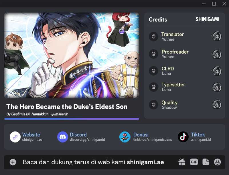 Komik The Hero Became The Duke’s Eldest Son Chapter 02 gambar 1