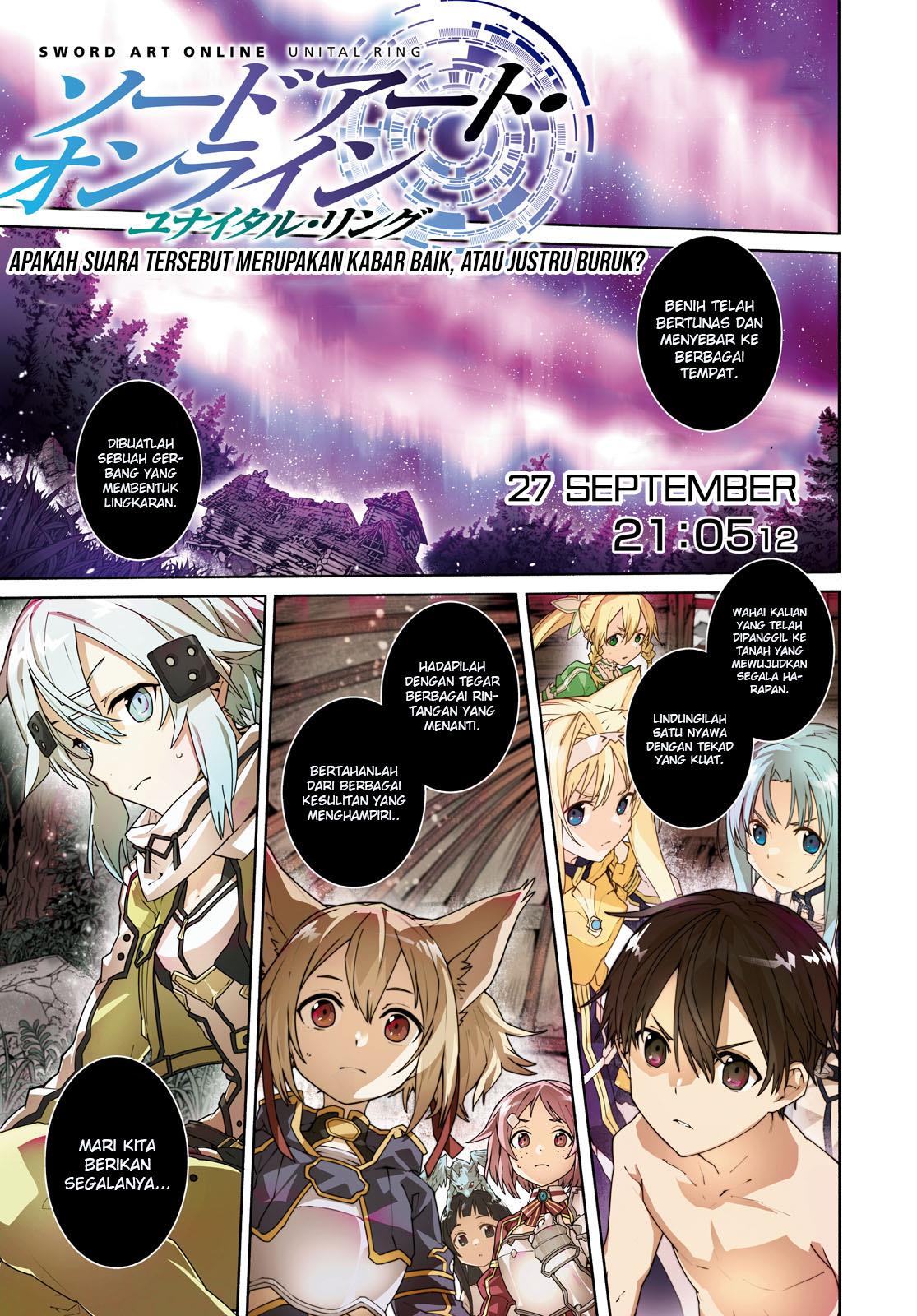 Komik Sword Art Online Unital Ring Chapter 01 gambar 1