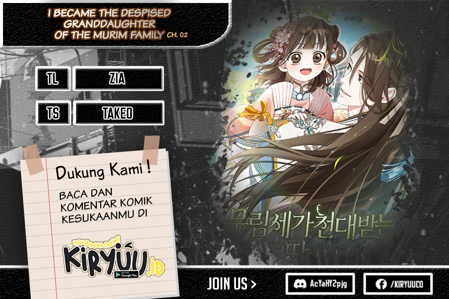 Komik I Became the Despised Granddaughter of the Murim Family Chapter 02 gambar 1