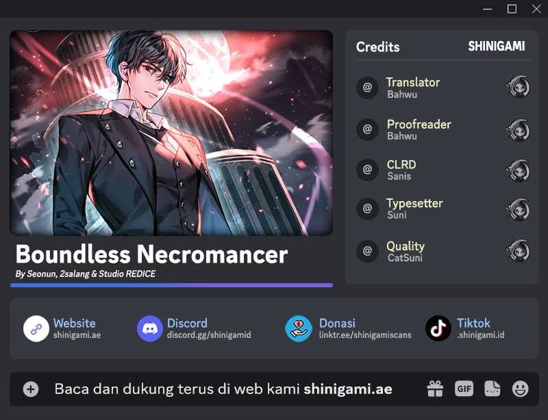 Komik Boundless Necromancer Chapter 94 gambar 1