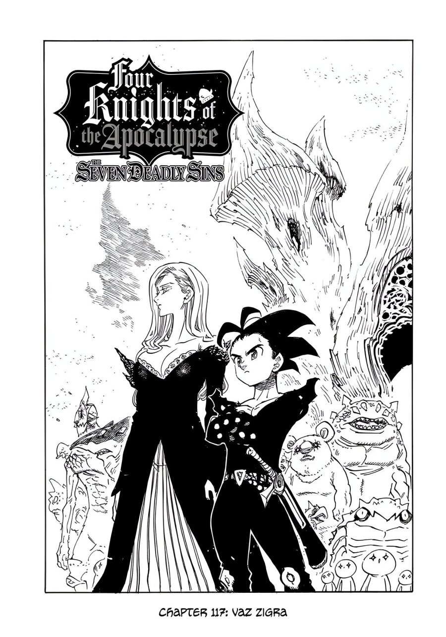 Manga Mokushiroku no Yonkishi Chapter 117 gambar 2
