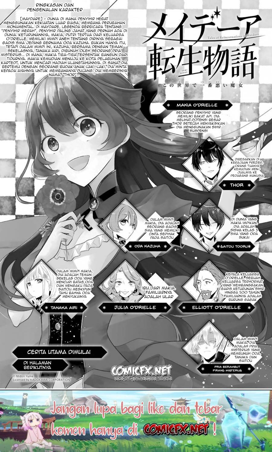 Manga Maydare Tensei Monogatari: Kono Sekai de Ichiban Warui Majo Chapter 05 gambar 2