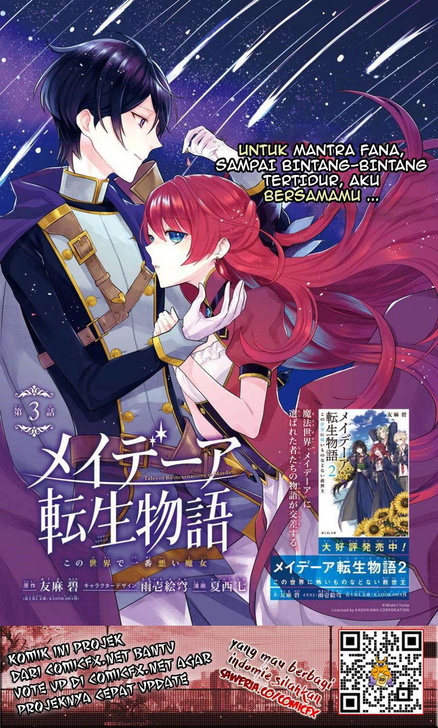 Manga Maydare Tensei Monogatari: Kono Sekai de Ichiban Warui Majo Chapter 03 gambar 2