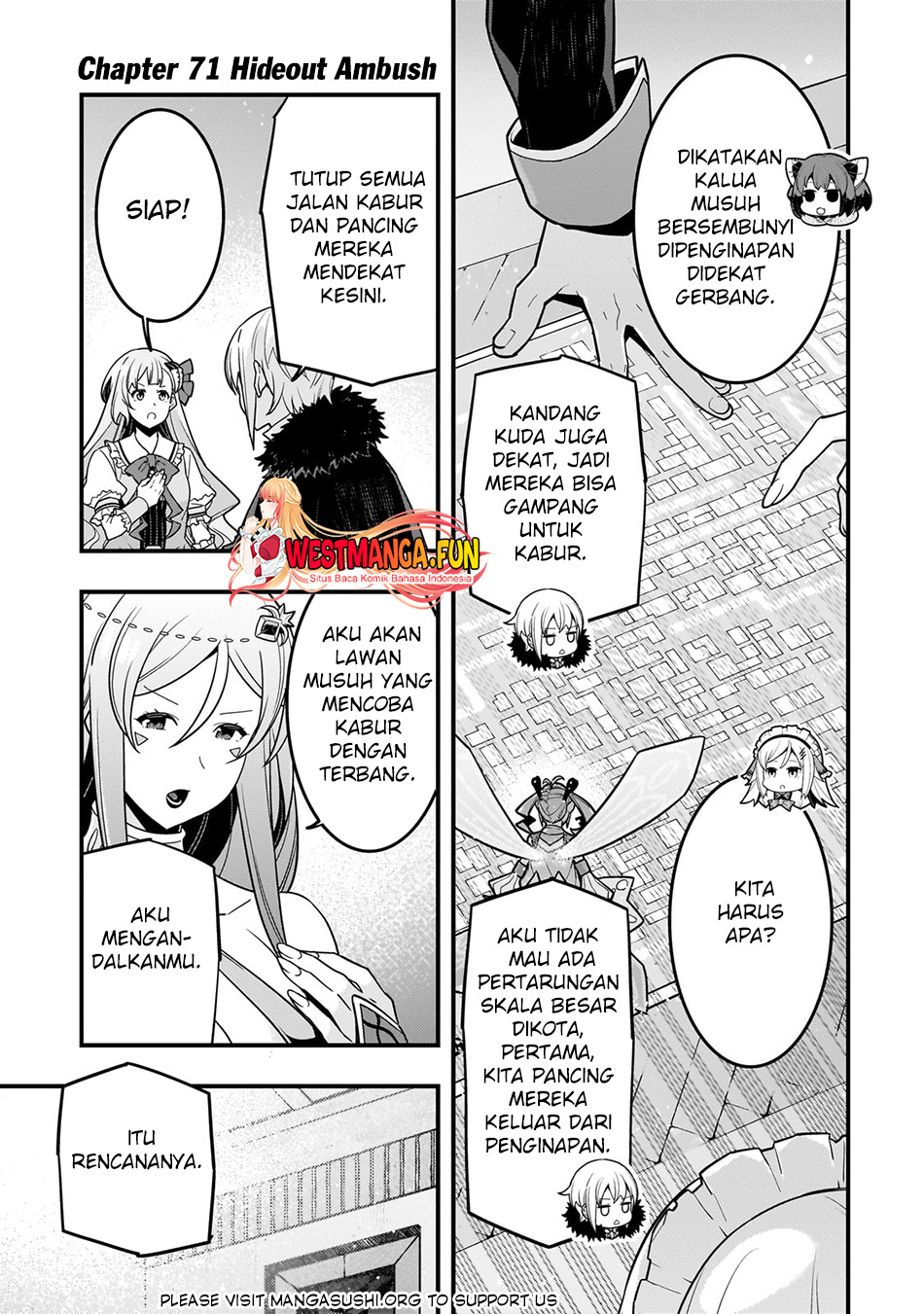 Manga Kyoukai Meikyuu to Ikai no Majutsushi Chapter 71 gambar 2