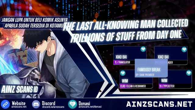 Komik The Last All-Knowing Man Collected Trillions of Stuff from Day One Chapter 17 gambar 1