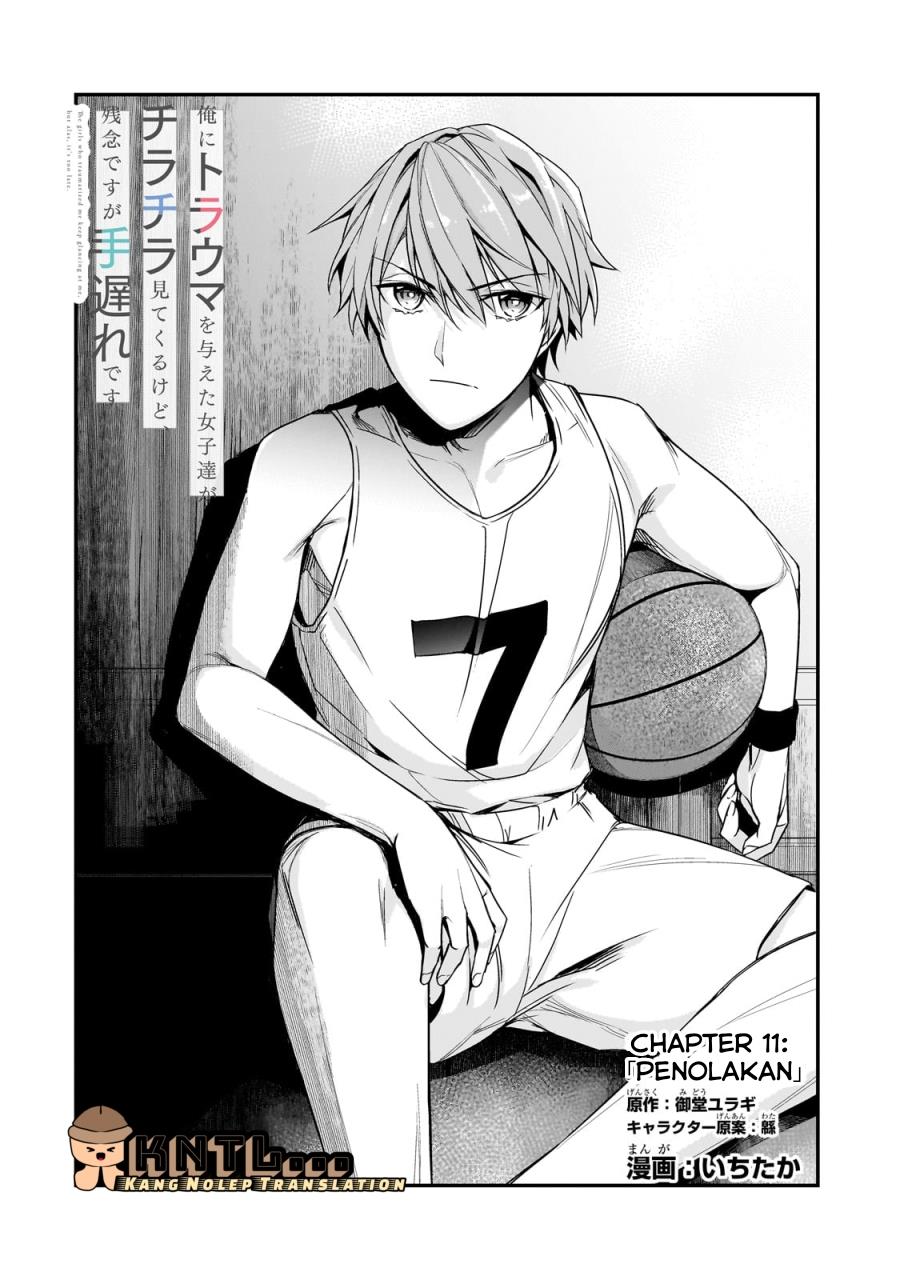 Ore ni Trauma wo Ataeta Joshi-tachi ga Chirachira Mitekuru kedo, Zannen desu ga Teokure desu Chapter 11 - Halaman 3