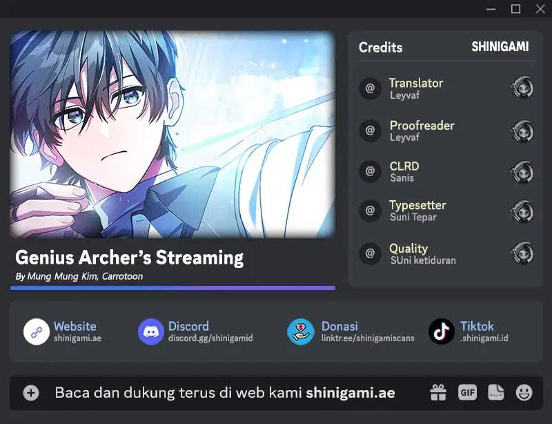 Komik Genius Archer’s Streaming Chapter 35 gambar 1