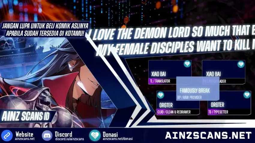 Komik I Love the Demon Lord So Much That Even My Female Disciples Want to Kill Me Chapter 19 gambar 1
