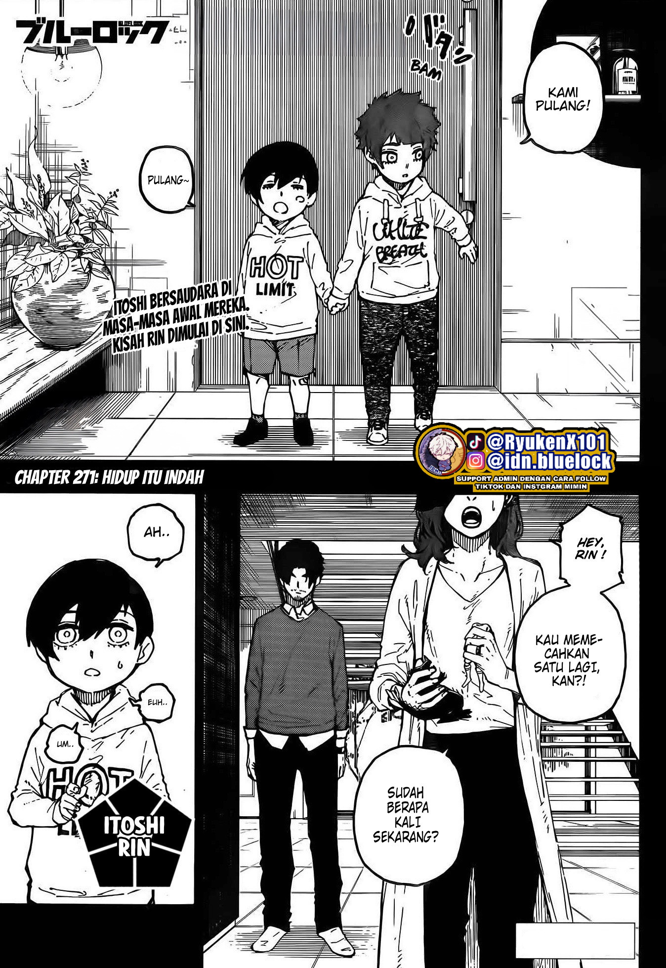 Blue Lock Chapter 271 - Halaman 3