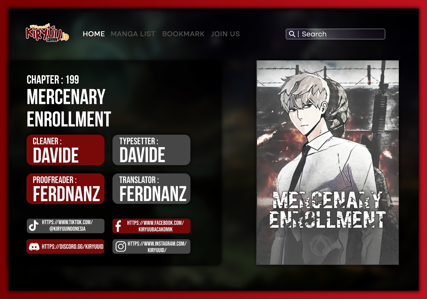 Komik Mercenary Enrollment Chapter 199 gambar 1
