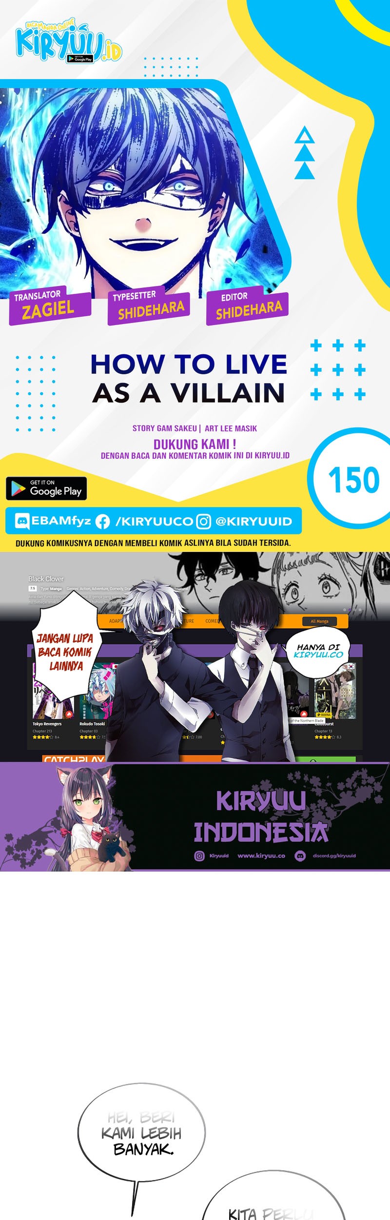 Komik How to Live as a Villain Chapter 150 gambar 1