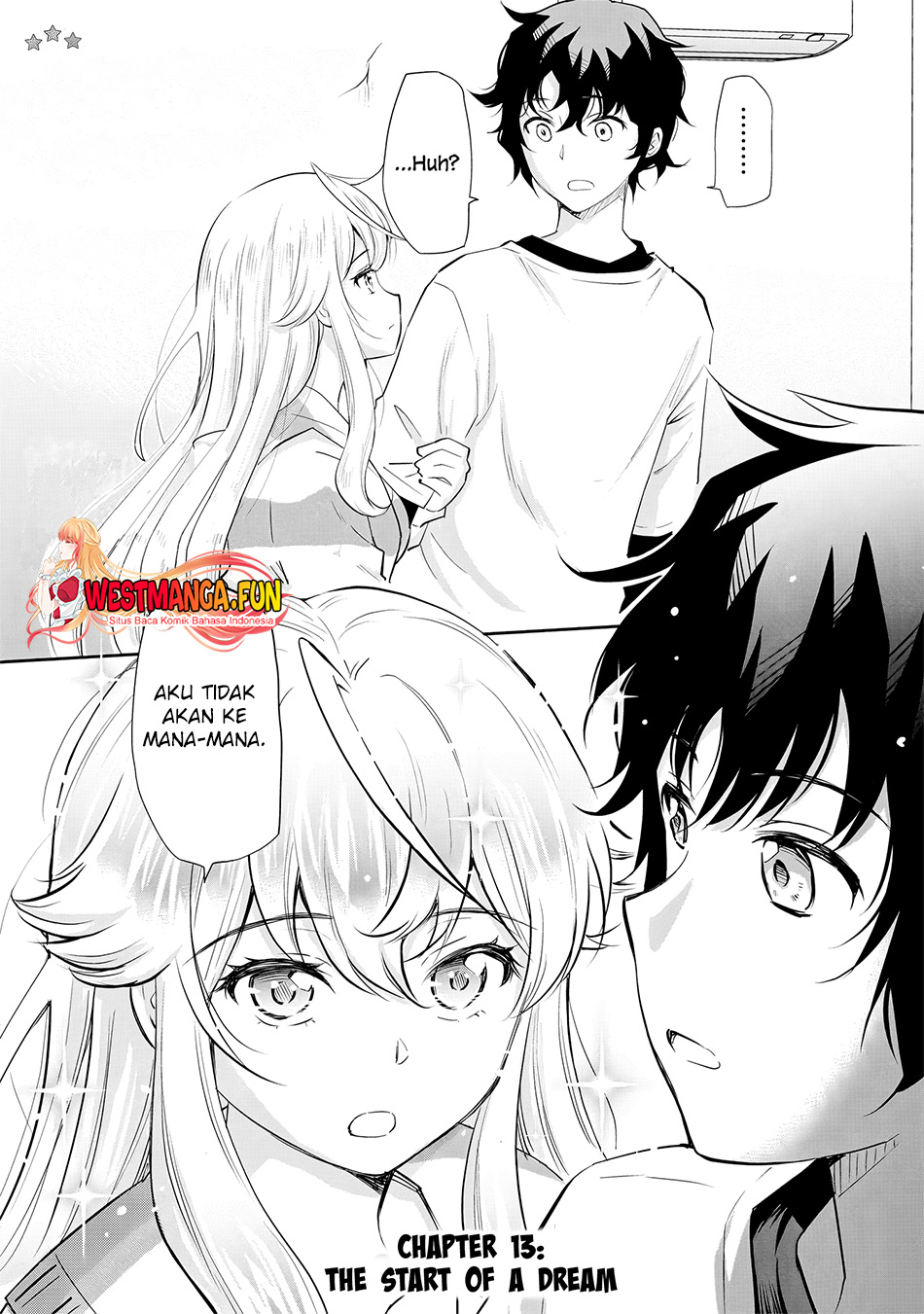 Manga Isshou Hatarakitakunai Ore ga Classmate no Daininki Idol ni Natsukaretara Chapter 13 gambar 2