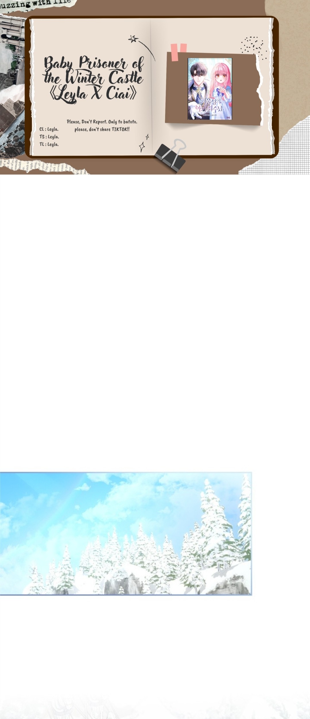 Komik Baby Prisoner of Winter Castle Chapter 18 gambar 1