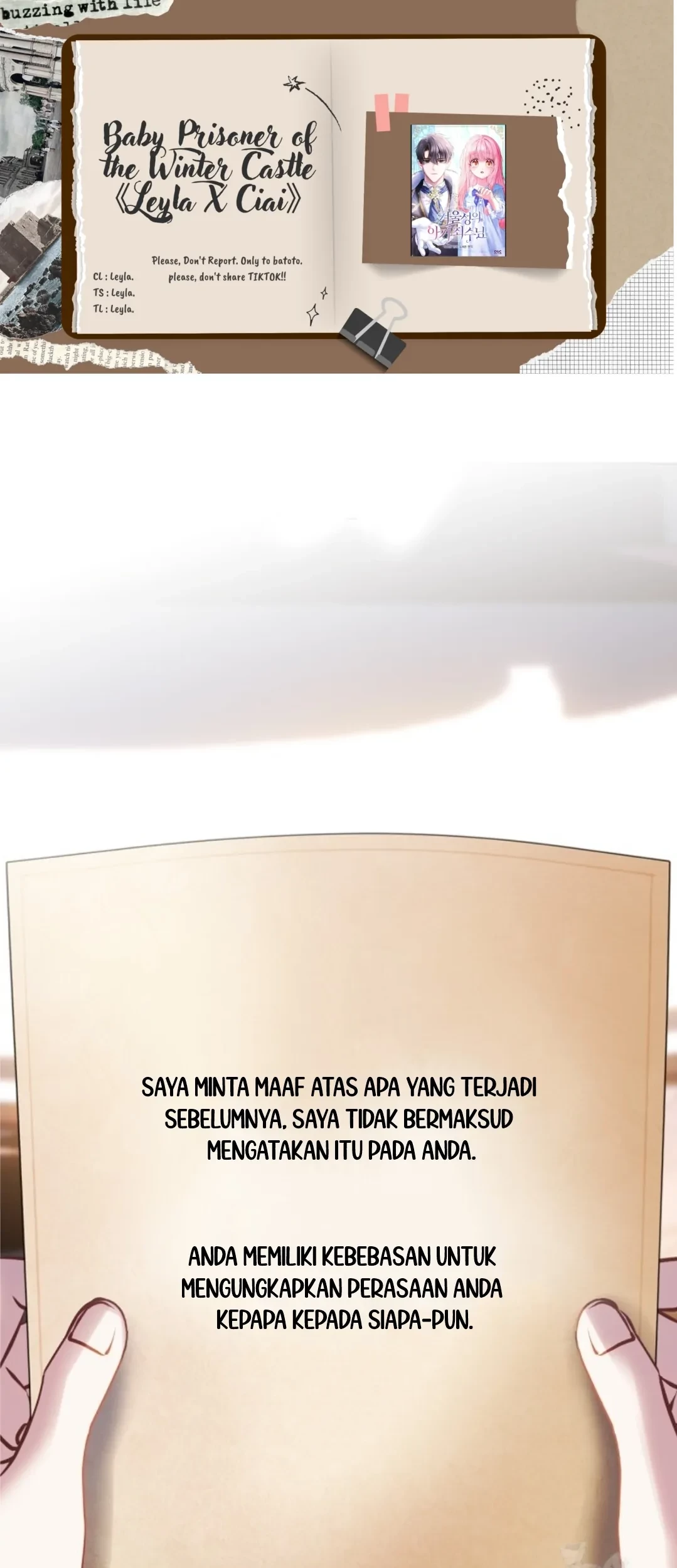 Komik Baby Prisoner of Winter Castle Chapter 16 gambar 1