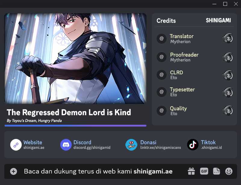 Komik The Regressed Demon Lord Is Kind Chapter 45 gambar 1
