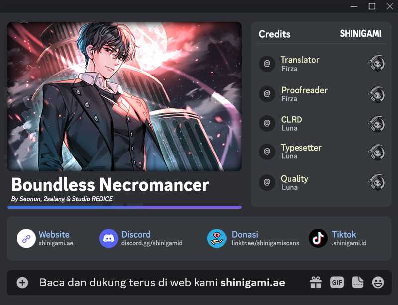 Komik Boundless Necromancer Chapter 97 gambar 1
