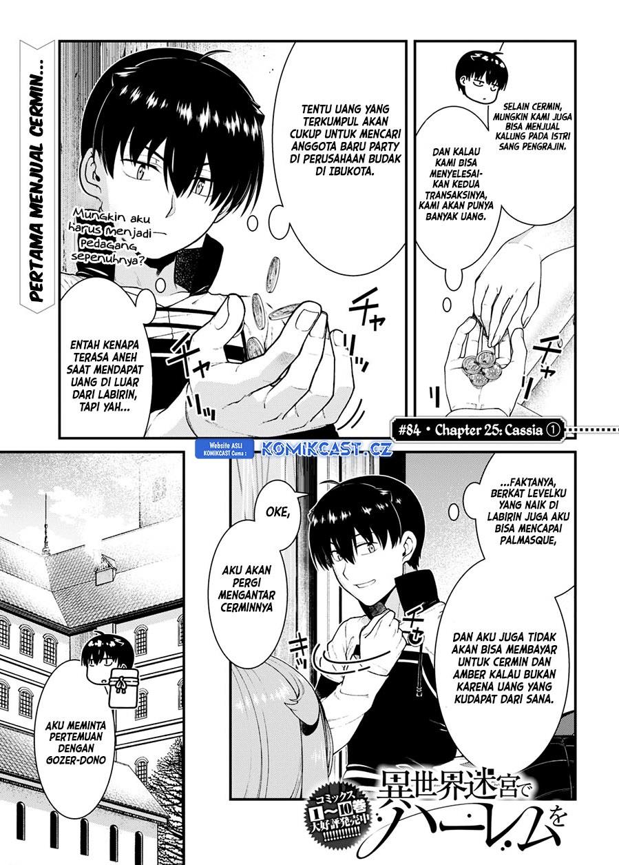 Komik Isekai Meikyuu de Harem wo Chapter 84 gambar 1
