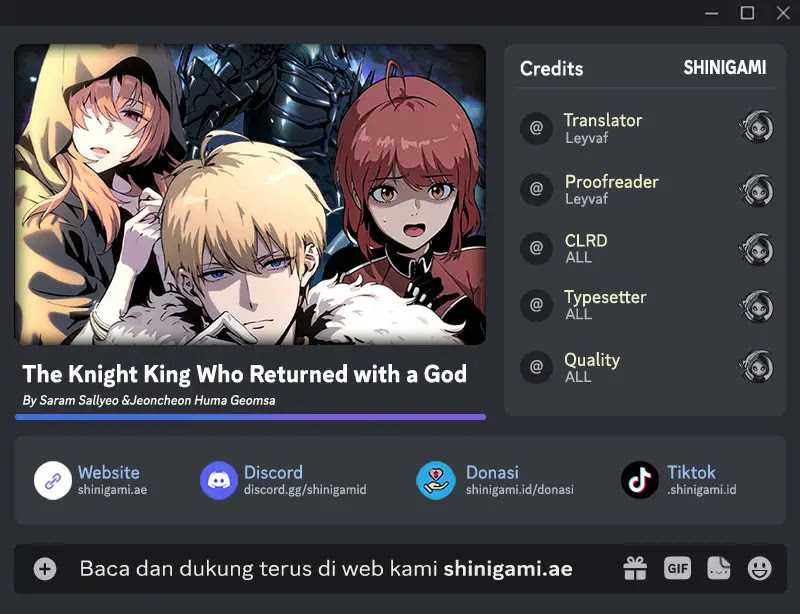 Komik The Knight King Who Returned with a God Chapter 74 gambar 1