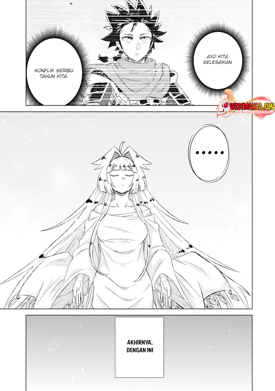 Manga Isekai de tadahitori no mamono tsukai ~ tenshoku shitara maou ni machigawa remashita Chapter 55.1 gambar 2