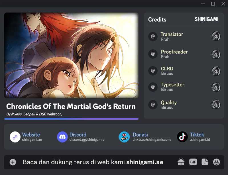 Komik Chronicles Of The Martial God’s Chapter 95 gambar 1