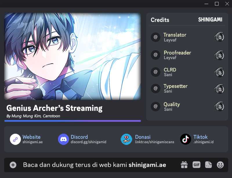 Komik Genius Archer’s Streaming Chapter 38 gambar 1
