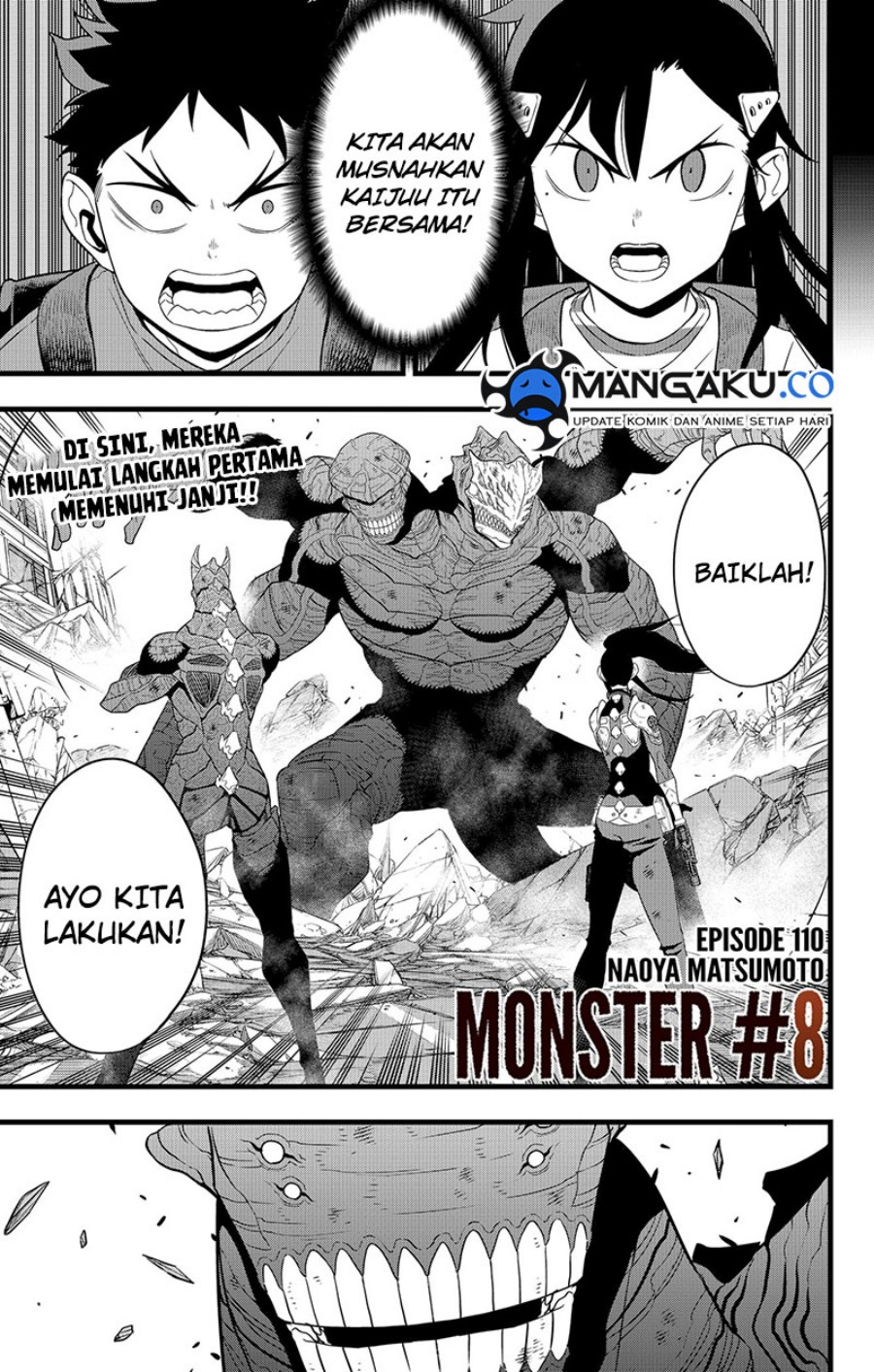 Manga 8Kaijuu Chapter 110 gambar 2