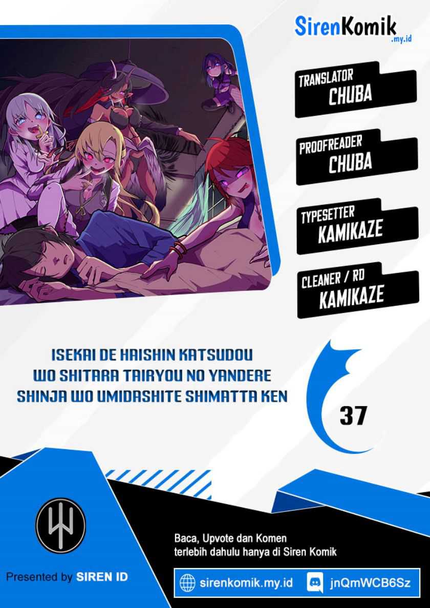 Komik Isekai de Haishin Katsudou wo Shitara Tairyou no Yandere Shinja wo Umidashite Shimatta Ken Chapter 37 gambar 1