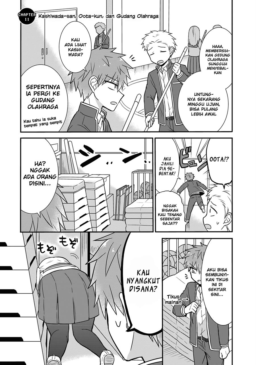 Komik Kao ni denai Kashiwada-san to Kao ni deru Ota-kun Chapter 11 gambar 1
