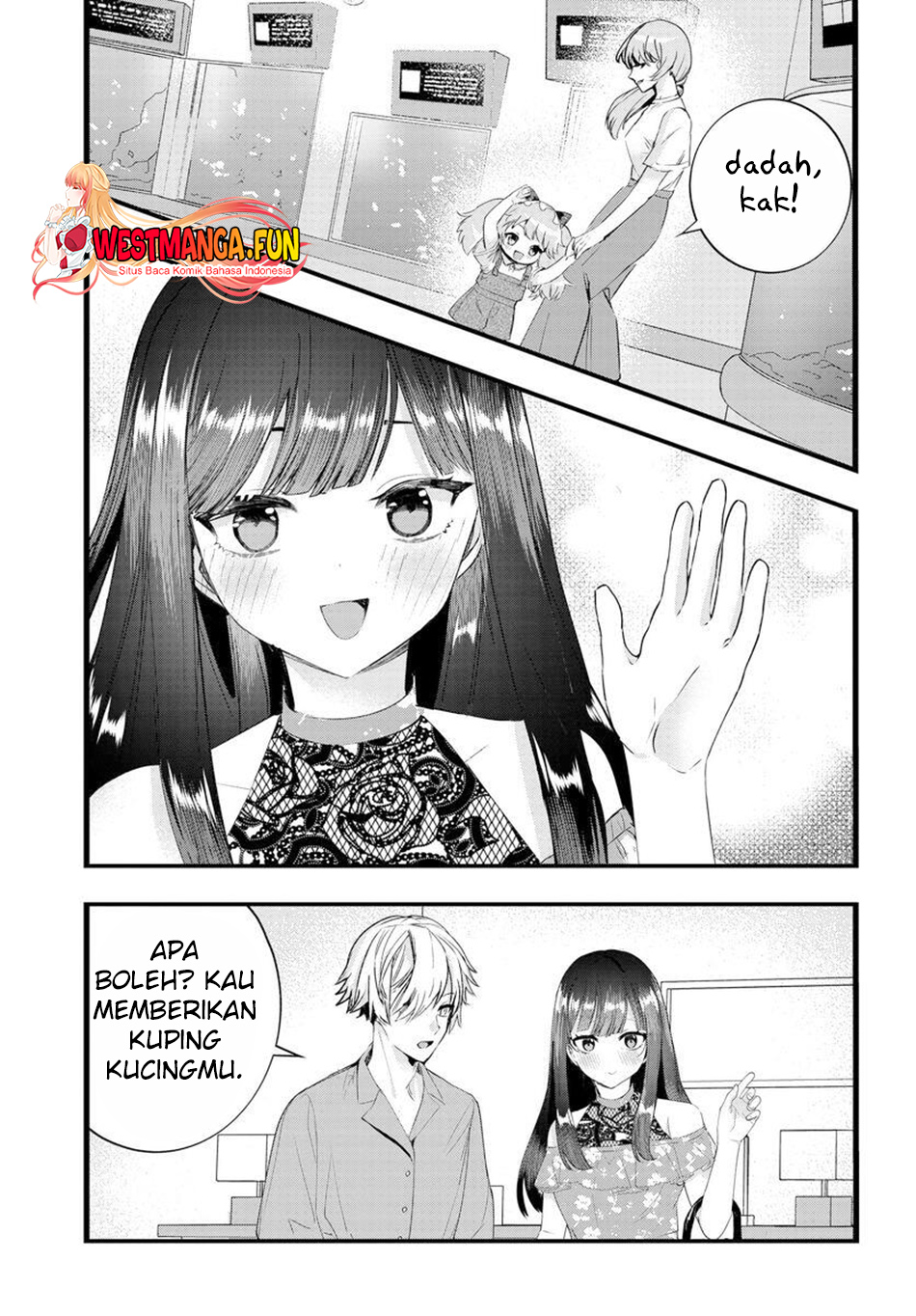 Chiteki de Cool na Kouhai Bijo, Ore no Kai Neko ni naru Chapter 25 - Halaman 2