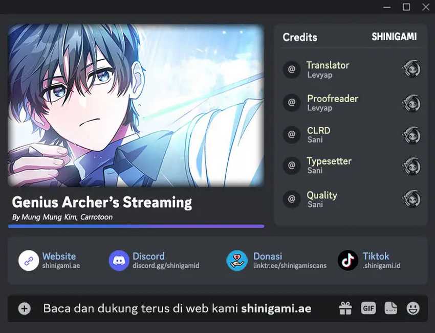 Komik Genius Archer’s Streaming Chapter 39 gambar 1