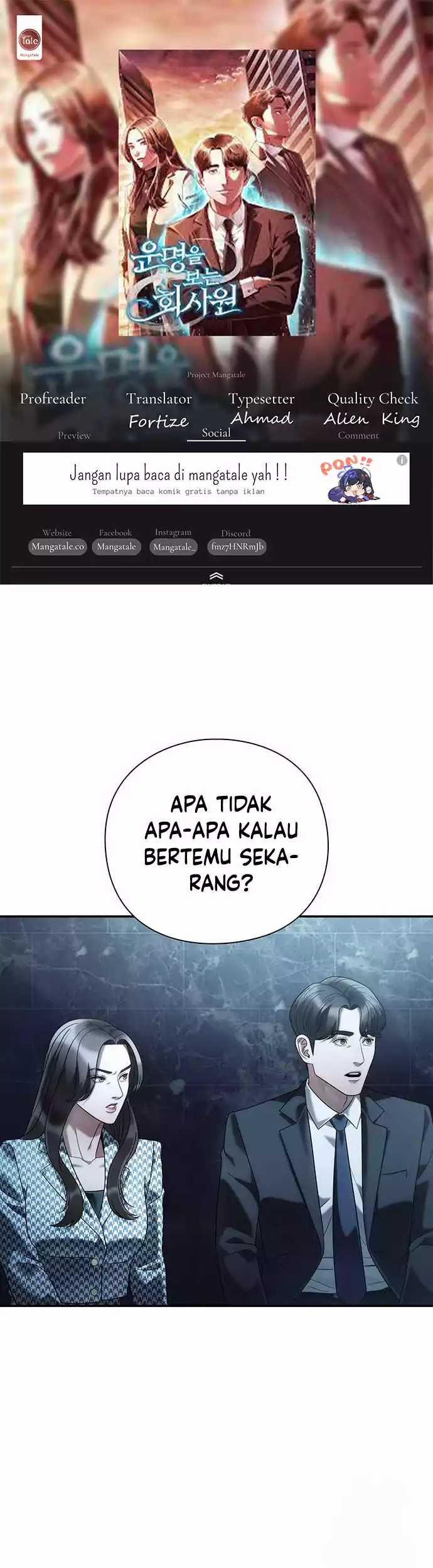 Komik Office Worker Who Sees Fate Chapter 91 gambar 1