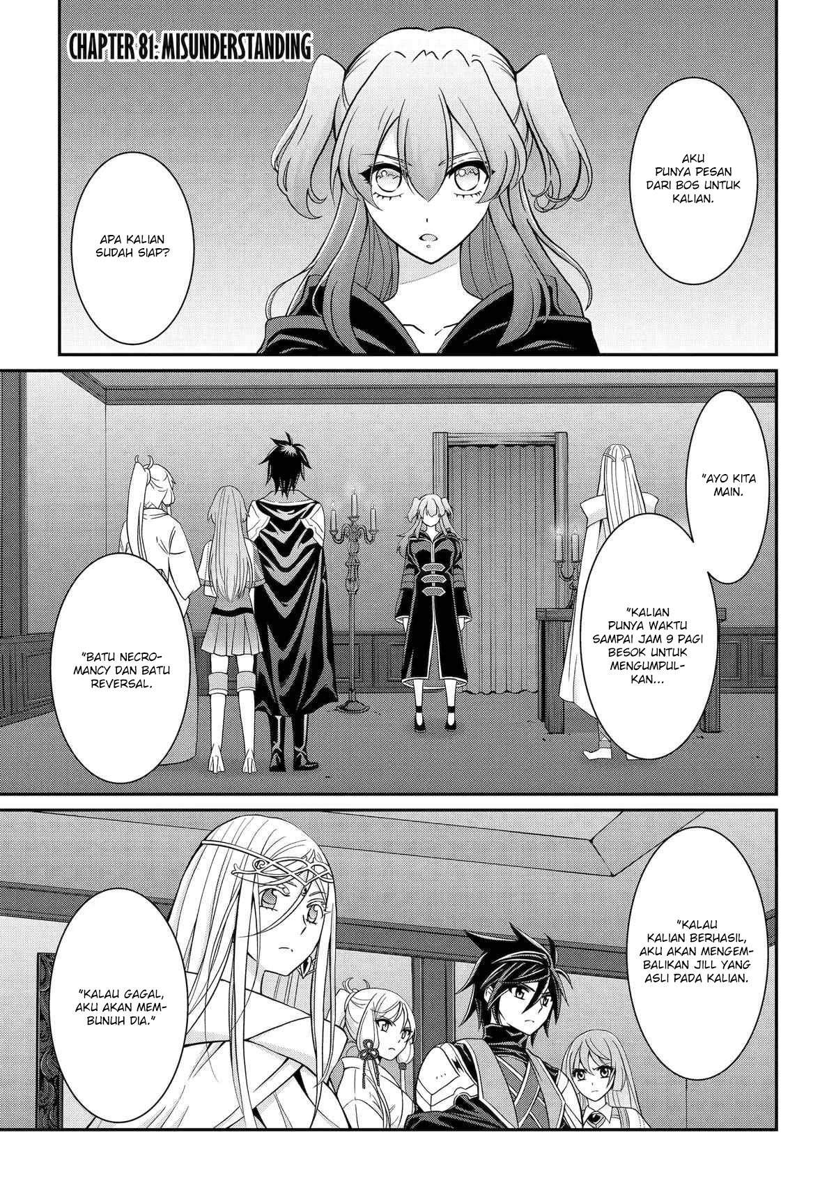 Manga Shikkoku tsukai no saikyo yusha nakama zen’in ni uragira retanode saikyo no mamono Chapter 81 gambar 2