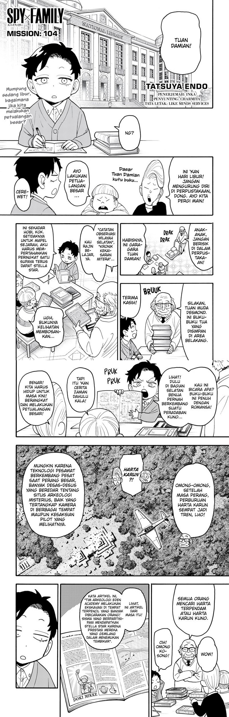Komik Spy X Family Chapter 104 gambar 1