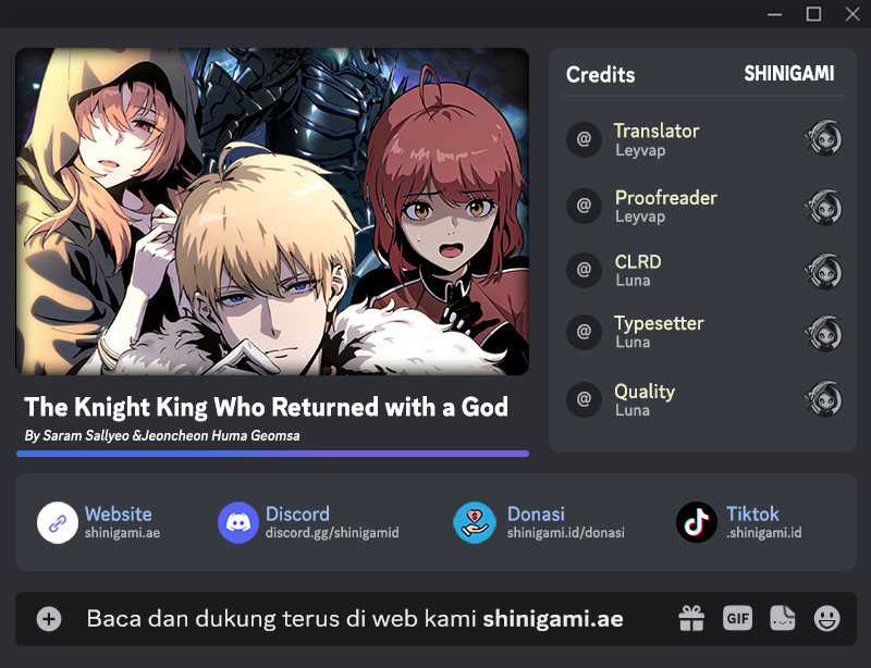 Komik The Knight King Who Returned with a God Chapter 77 gambar 1